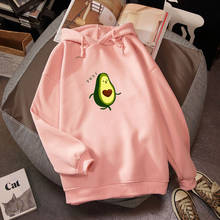 Spring and Autumn Harajuku Sweatshirt for Women Long Sleeve Hoodie Avocado Hoodie Graphics Sweatshirt Women Kpop Clothes 2024 - buy cheap