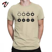 Camiseta fotógrafo geek, camiseta de algodão com trava f para homens, manga curta engraçada, pescoço para o verão, camisetas originais 2024 - compre barato