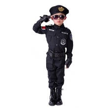 Boy's Carnival Police Costumes Children Halloween Party Cosplay Clothing Children's Day Special Policeman Uniform for Kids 2024 - buy cheap