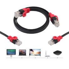 Универсальный кабель CAT6 плоский UTP Ethernet сетевой кабель RJ45 патч LAN кабель 0,5 м/1 м/2 м/3 м/5 м/10 м/8 м/15 м/20 м 2024 - купить недорого
