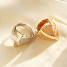 Amaiyllis 18k золото минималистская форма геометрический указательный палец кольцо темпераментная личность глянцевое кольцо для женщин летние ювелирные изделия 2024 - купить недорого
