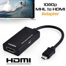 For Type C & Micro USB To HDMI Adapter Digital Video Audio Converter Cable HDMI Connector For Laptop Phone With MHL Port 2024 - buy cheap