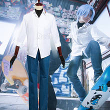 Аниме Косплей SK8 the Infinity Langa Hasegawa школьная форма полный комплект для взрослых мужчин Топы + штаны вечерние костюмы на Хэллоуин C95M120 2024 - купить недорого