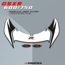 Kit de pegatinas de Gel 3D para motocicleta, juego de pegatinas de carenado frontal para SUZUKI GSXR600, gsxr750, SRAD 2024 - compra barato