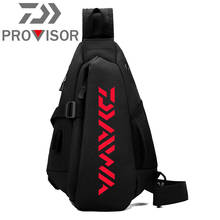 Daiwa-Bolsa de aparejos de pesca, mochila impermeable de nailon de un solo hombro, bolso de mano para el pecho, acampar al aire libre, senderismo y caza 2024 - compra barato