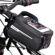 Top Tube Bike Bag Bicycle Front Frame Bag Waterproof Bicycle Handle Bar Cycling Phone Mount Pack Phone Case Bike Accessories 2024 - buy cheap