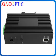 1POE IEEE802.3af/at+1Dual Fiber, SM 1310nm, 20km, SC,10/100M Din-Rail Mount PoE Media Converter 2024 - buy cheap