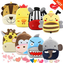 Baby Plush Backpacks  Cartoon Animals Schoolbags Kids Cute Plush Shoulder Bags Kindergarten Children Schoolbags Kids Backpacks 2024 - buy cheap