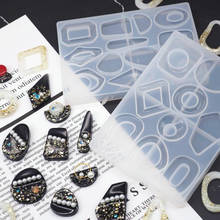 DIY Handmade Epoxy Resin Irregular Geometric Shape Silicone Mold Charms Cabochons Jewelry Fillings Pendant Accessory Craft 2024 - buy cheap