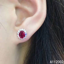 KJJEAXCMY fine jewelry natural ruby 925 sterling silver women gemstone earrings new Ear Studs support test trendy hot selling 2024 - buy cheap
