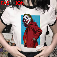 Camiseta de joker para hombre, camiseta blanca informal para pareja, camiseta tumblr 2021, camiseta de talla grande harajuku kawaii 2024 - compra barato