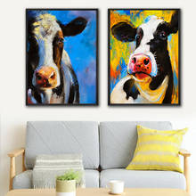 GoldLife Wall Art Animal Picture Canvas Painting Cow Oil Painting on Canvas For Living Room Print Posters no Frame 2024 - buy cheap