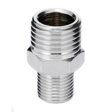 1pc Airbrush Adaptor Kit Chrome-plating Copper Airbrush Hose Adaptor Fitting Connector 1/4" BSP Male to 1/8" BSP Male Power Tool 2024 - buy cheap