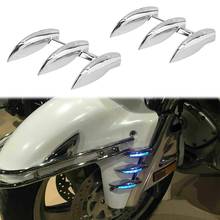 Para Honda tenedor Torre acentos de Oro ala Goldwing GL1800 2001-2011 decoración Bokykits accesorios de piezas de cromo 2024 - compra barato