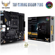 Материнская плата ASUS TUF Gaming B550M Plus, Micro ATX для AMD AM4 Socket Ryzen CPU PCI-e 4,0 DDR4 Aura RGB, материнская плата USB 3,2 Dual M.2 2024 - купить недорого