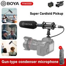 BOYA-micrófono interdireccional profesional, condensador supercardioide, para vídeo, estudio, TV, grabadora de Audio, BY-PVM3000S M L 2024 - compra barato