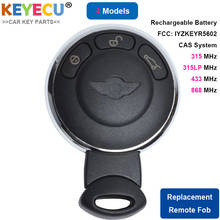 Keyecu-chave remota inteligente, sistema cas3, botões, id46, chip 315lp/315mhz/433mhz/868mhz, para bmw mini cooper 2006-2014 2024 - compre barato