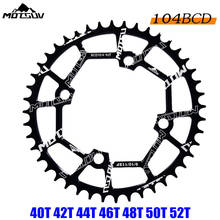 MOTSUV Bicycle Crank 104BCD 40/42/44/46/48/50/52T Mountain Bicycle Chainwheel MTB bike crankset Aluminum Chainring Bicycle Parts 2024 - buy cheap