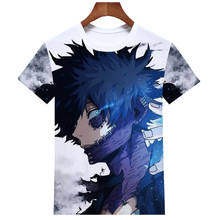 My Hero Academia Todoroki Shoto Midoriya Izuku Dabi Printed T-shirt Cosplay Costume Boku no Hero Academia Men Women Tshirt Tees 2024 - buy cheap