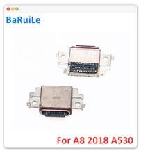BaRuiLe 5pcs Charging Socket for samsung Galaxy A8 2018 SM-A530F SM-A530DS A530 Type-C USB Jack Charger Port Plug Dock Connector 2024 - buy cheap