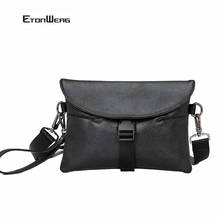 Men Casual Black Day Clutches Brand PU Leather Messenger Bag Small Envelope Clutch bag women Vintage Cover Shoulder Bags male 2024 - buy cheap