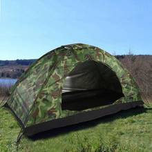 Outdoor Camping Tent Camouflage UV Protection Waterproof One Person Tent Camping Hiking Fishing Tent 2024 - buy cheap