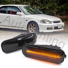 Smoke Lens Amber Color Led Fender Side Marker Light Turn Signal Lamp for 1996-2001 Honda Civic EK EJ CR-V RD 2024 - buy cheap