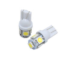 100 pcs  T10 LED Signal Bulb Car Interior Dome Reading Light 12V Auto Trunk Door Side License Plate Luggage Lamp 5050 5SMD White 2024 - buy cheap