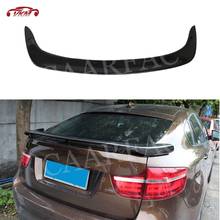 For X6 Carbon Fiber Rear Spoiler For BMW X6 E71 Spoiler 2008-2014 HM Style Boot Trim Sticker 2024 - buy cheap