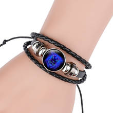 Constellation Beaded Bracelet Handmade Luminous Unisex Bracelet Braided Bracelet for Women Men Bangles Jewelry Accessories 2024 - buy cheap