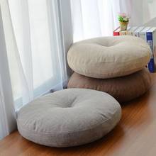 50 Round Shape 2 Size Cotton Linen Seat Cushion Silk Cotton Core Tatami Cushion Pillow Home Decoration Soft Car Sofa Cushion 2024 - buy cheap