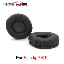 Homefeeling-almohadillas para los oídos G501, almohadillas para los oídos, redondas, universales, de cuero, almohadillas para los oídos 2024 - compra barato