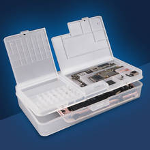 Sunshine-caja de almacenamiento de Ss-001a, organizador de piezas de Chips Ic, placa base, pantalla Lcd de teléfono multifunción, reparación de teléfono 2024 - compra barato