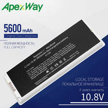 Apexway-batería blanca para ordenador portátil, pila nueva de 5600mAh para Apple MacBook de 13 pulgadas, A1185, A1181, MA561, MA561FE/A, MA561G/A, MA254, 10,8 V 2024 - compra barato