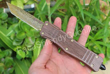 Tactical Dinosaur Troon 161 Wood Pattern Damascus Blade Dual Action Pocket Folding Fixed Blade Knife Fishing Edc Survival Tool 2024 - buy cheap