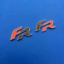 1 Pcs Metal 3D FR Car Sticker Emblem Badge for Seat Leon FR+ Cupra Ibiza Altea Exeo Formula Racing Car Accessories Car Styling 2024 - buy cheap