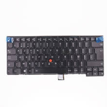 Оригинальная клавиатура AZERTY с подсветкой в бельгийском стиле 01AX316 для Lenovo Thinkpad T431s T440p T440s L440 T440 T450 T450s L450 T460 L460 2024 - купить недорого