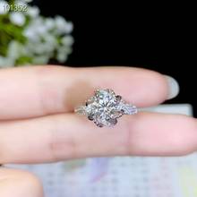 2020 new crackling moissanite gemstone ring for women jewelry engagement ring for wedding 925 silver ring birthday gift love 2024 - buy cheap