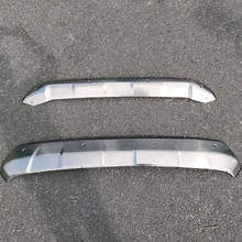 For Toyota RAV4 2020 Stainless steel front and rear bumper bumper body bumper front lip modification 2024 - buy cheap