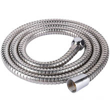 Shower Hose 2m For Bath Shower Pipe Flexible Shower Hose Stainless Steel High Pressure Bathroom Accessories 1.2/1.4/1.5m 2024 - buy cheap