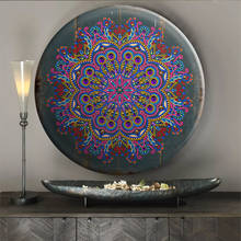 Iron Sheet Special Shaped Diamond Painting Set Diamond Mosaic Embroidery Round Tin DIY Art Crafts Mandala Home Decoration 2024 - buy cheap