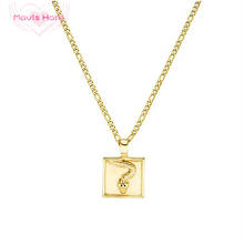 Mavis Hare Stainless Steel Snake Pendant NAHESA MAKA NECKLACE with Basic Rope Chain as Fashion Lady Gift 2024 - buy cheap