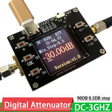 Monitor atenuador digital com tela lcd de passo, db, comunicação de porta serial ttl para amplificador de rádio rf ham e amplificador 2024 - compre barato