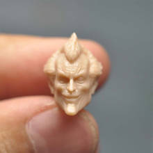 Figura de cabeza del Joker Asylum a escala 1/18 en blanco, figura de ajuste sin pintar, 3,75" 2024 - compra barato