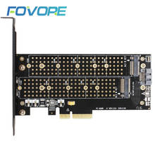PCI-e to M2 adapter AHCI NGFF SSD M2 PCI-e X4 NVMe adapter M.2 SSD m key b key PCIe PCI-express 4X converter Card 2024 - buy cheap