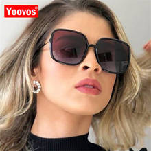 Yoovos Oversized Sunglasses Women 2021 Square Vintage Glasses Men Fashion Retro Big Frame Mirror Oculos De Sol Feminino UV400 2024 - buy cheap