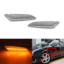 2x Fits For Alfa Romeo 147 Facelift 04-10 156 97-07 For Fiat Tipo 15-Up Front Amber Led Side Marker Lights Turn Signal Lamps 2024 - buy cheap