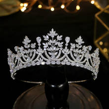 Tiaras y Corona de lujo Retro para mujer, accesorios para el cabello para fiesta de boda, tocado, Corona de princesa 2024 - compra barato