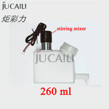 Jucaili 260ml white ink sub tank with stirring mixer for A3 inkjet printer ink cartridge 2024 - buy cheap
