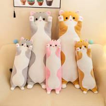 50-110CM Cute Soft Long Cat Boyfriend Pillow Plush Toys Stuffed Pause Office Nap Sleep Pillow Cushion Gift Doll for Kids Girls 2024 - buy cheap